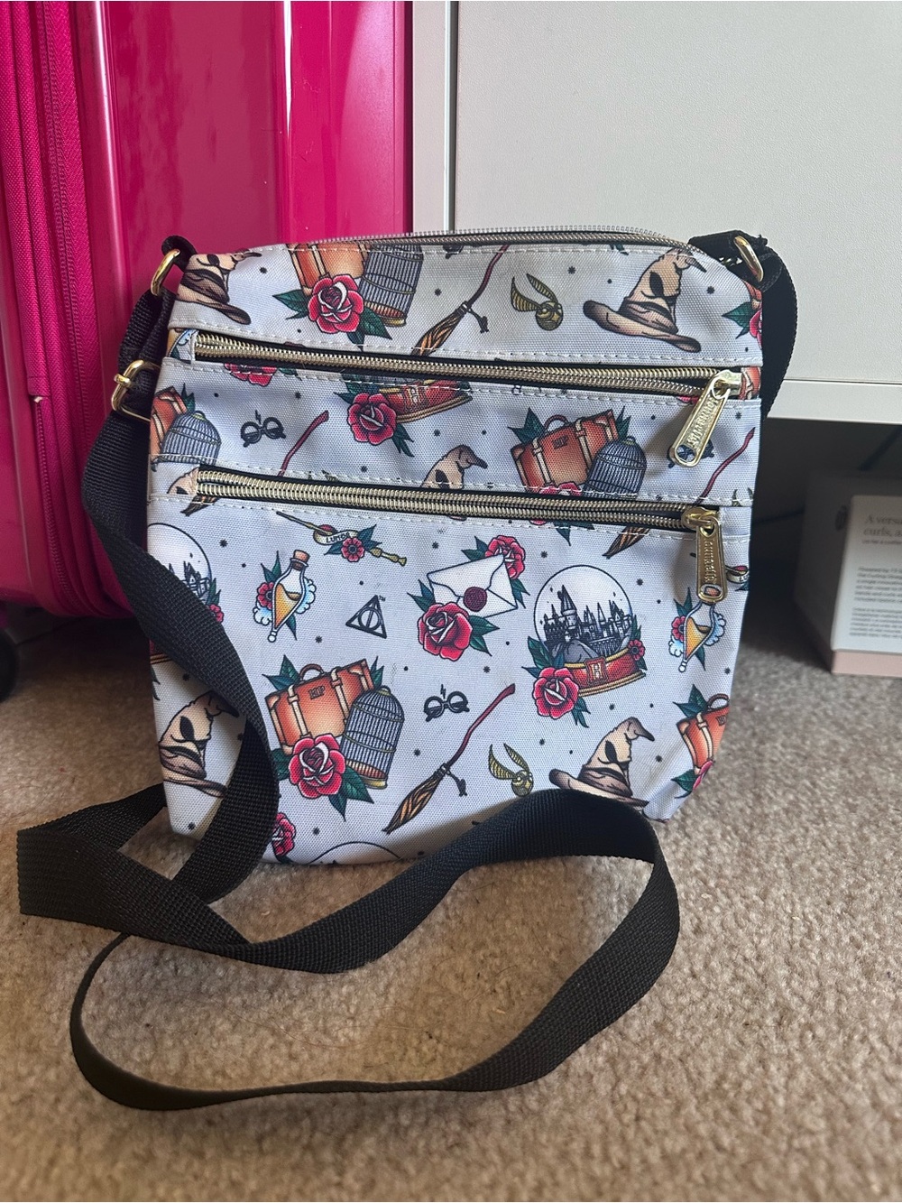Harry Potter Passport Crossbody Travel Bag
